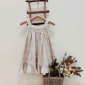 cotton gauze nightdress floral print